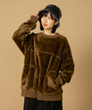 ボア ボンディング ビッグシルエット トレーナー スウェット JEMORGAN ジェイイーモーガン