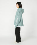 フェイクレイヤード 袖プリント ビッグシルエット 裏毛 フーディー プルオーバー パーカー KANGOL カンゴール