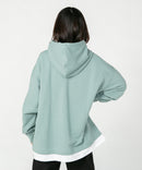 フェイクレイヤード 袖プリント ビッグシルエット 裏毛 フーディー プルオーバー パーカー KANGOL カンゴール