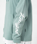 フェイクレイヤード 袖プリント ビッグシルエット 裏毛 フーディー プルオーバー パーカー KANGOL カンゴール