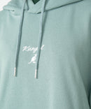 フェイクレイヤード 袖プリント ビッグシルエット 裏毛 フーディー プルオーバー パーカー KANGOL カンゴール