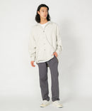 【BLUE STANDARD/ブルースタンダード】 フェイクスエード 無地 切り替えシャツ Tシャツ 2点セット zo