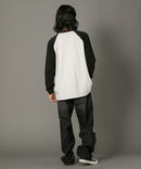 【SAVIER/サビアー】ルーズ フィット ラグラン ロンT Tシャツ un SAVIER サビアー