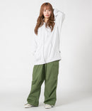 フェイクレイヤード 袖プリント ビッグシルエット 裏毛 フーディー プルオーバー パーカー KANGOL カンゴール