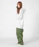 フェイクレイヤード 袖プリント ビッグシルエット 裏毛 フーディー プルオーバー パーカー KANGOL カンゴール