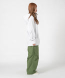 フェイクレイヤード 袖プリント ビッグシルエット 裏毛 フーディー プルオーバー パーカー KANGOL カンゴール