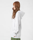 フェイクレイヤード 袖プリント ビッグシルエット 裏毛 フーディー プルオーバー パーカー KANGOL カンゴール