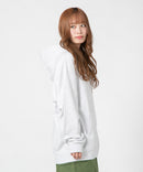 フェイクレイヤード 袖プリント ビッグシルエット 裏毛 フーディー プルオーバー パーカー KANGOL カンゴール