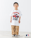 【PEANUTS×MLB】オリジナルデザイン KIDS Tシャツ ヤンキース ドジャース カブス 130 140 150 160 キャラクター 親子お揃いコーデ zo
