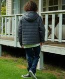 DURHAM/ダラム 中綿 フルジップ フーデッド ジャケット エコダウン【RAGGED MOUNTAIN/ラギットマウンテン】