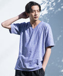 汗染み 目立ちにくい  Tシャツ ZERO STAIN スラブ Vネック Tシャツ