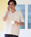 汗染み 目立ちにくい  Tシャツ ZERO STAIN スラブ Vネック Tシャツ