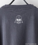 【STAR WARS/スター・ウォーズ】パウダーブリーチ加工 ビッグシルエットロンT ドロップショルダー オーバーサイズ ヴィンテージ加工】