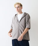 ドライリップル5分袖パーカー【BLUE STANDARD/ブルースタンダード】