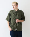 快適素材 リネンタッチ半袖シャツ ドライタッチ 速乾【NATURAL STORY/ナチュラルストーリー】