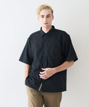 快適素材 リネンタッチ半袖シャツ ドライタッチ 速乾【NATURAL STORY/ナチュラルストーリー】