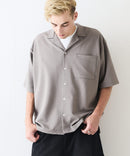 ドライリップルオープンシャツ【BLUE STANDARD/ブルースタンダード】