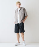 快適素材 リネンタッチ ショートパンツ ドライタッチ 速乾 シャリパン ストレッチ【NATURAL STORY/ナチュラルストーリー】