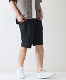 快適素材 リネンタッチ ショートパンツ ドライタッチ 速乾 シャリパン ストレッチ【NATURAL STORY/ナチュラルストーリー】