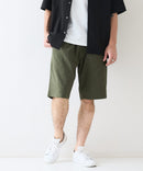 快適素材 リネンタッチ ショートパンツ ドライタッチ 速乾 シャリパン ストレッチ【NATURAL STORY/ナチュラルストーリー】