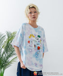 【PEANUTS /ピーナッツ】 オリジナルデザイン 刺繍 Tシャツ スヌーピー  ベル ドロップショルダー ビッグシルエット ユニセックス キャラクター