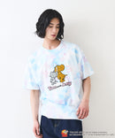 新柄追加!!【TOM AND JERRY/トムとジェリー】オリジナルデザイン 刺繍 Tシャツ ジェリー タフィー ドロップショルダー ビッグシルエット ユニセックス キャラクター