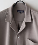 ドライリップルオープンシャツ【BLUE STANDARD/ブルースタンダード】