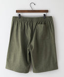 快適素材 リネンタッチ ショートパンツ ドライタッチ 速乾 シャリパン ストレッチ【NATURAL STORY/ナチュラルストーリー】