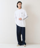 【(What it isNt)ART BY MARKGONZALES / (ワットイットイズント) アートバイマークゴンザレス】 スエードタッチベスト ロンT リアルレイヤード 2枚セット