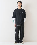 【(What it isNt)ART BY MARKGONZALES / (ワットイットイズント)アートバイマークゴンザレス】 リアル レイヤード ロンT  半袖T ロンT 2枚セット ユニセックス