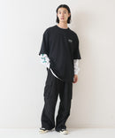 【(What it isNt)ART BY MARKGONZALES / (ワットイットイズント)アートバイマークゴンザレス】 リアル レイヤード ロンT  半袖T ロンT 2枚セット ユニセックス