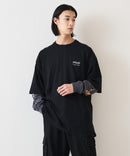 【(What it isNt)ART BY MARKGONZALES / (ワットイットイズント)アートバイマークゴンザレス】 リアル レイヤード ロンT  半袖T ロンT 2枚セット ユニセックス