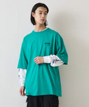 【(What it isNt)ART BY MARKGONZALES / (ワットイットイズント)アートバイマークゴンザレス】 リアル レイヤード ロンT  半袖T ロンT 2枚セット ユニセックス