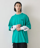 【(What it isNt)ART BY MARKGONZALES / (ワットイットイズント)アートバイマークゴンザレス】 リアル レイヤード ロンT  半袖T ロンT 2枚セット ユニセックス