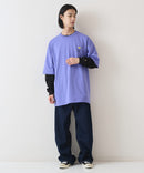 【(What it isNt)ART BY MARKGONZALES / (ワットイットイズント)アートバイマークゴンザレス】 リアル レイヤード ロンT  半袖T ロンT 2枚セット ユニセックス