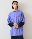 【(What it isNt)ART BY MARKGONZALES / (ワットイットイズント)アートバイマークゴンザレス】 リアル レイヤード ロンT  半袖T ロンT 2枚セット ユニセックス