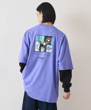 【(What it isNt)ART BY MARKGONZALES / (ワットイットイズント)アートバイマークゴンザレス】 リアル レイヤード ロンT  半袖T ロンT 2枚セット ユニセックス