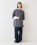 【(What it isNt)ART BY MARKGONZALES / (ワットイットイズント)アートバイマークゴンザレス】 リアル レイヤード ロンT  半袖T ロンT 2枚セット ユニセックス