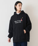 【(What it isNt)ART BY MARKGONZALES / (ワットイットイズント) アートバイマークゴンザレス】703号室コラボのBIGシルエットプリントプルパーカー zo