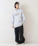 【(What it isNt)ART BY MARKGONZALES / (ワットイットイズント) アートバイマークゴンザレス】703号室コラボのBIGシルエットプリントプルパーカー zo