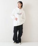 【(What it isNt)ART BY MARKGONZALES / (ワットイットイズント) アートバイマークゴンザレス】703号室コラボのBIGシルエットプリントプルパーカー zo