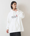 【(What it isNt)ART BY MARKGONZALES / (ワットイットイズント) アートバイマークゴンザレス】703号室コラボのBIGシルエットプリントプルパーカー zo