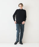 高機能 カシミヤタッチ タートルネックセーター 素肌で着れるセーター マシンウォッシャブル アンチプリング 静電気防止 ストレッチ ウォームビズ BLUE STANDARD