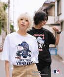 【PEANUTS×MLB】オリジナルデザイン 和柄Tシャツ ドジャース ヤンキース カブス スーベニア