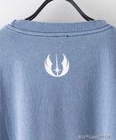 【STAR WARS/スター・ウォーズ】パウダーブリーチ加工 ビッグシルエットロンT ドロップショルダー オーバーサイズ ヴィンテージ加工】