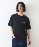 Dickies / ディッキーズ コットン100% ワンポイント ミニロゴワッペン Tシャツ DICKIES