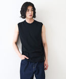 KURO スリーブ レス Tシャツ HANES