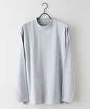 【汗染みの目立ちにくいTシャツ ZEROSTAIN /ゼロステイン】モックネック ロンT 防汚 UVカット
