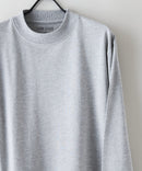 【汗染みの目立ちにくいTシャツ ZEROSTAIN /ゼロステイン】モックネック ロンT 防汚 UVカット