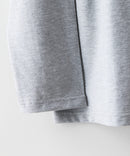 【汗染みの目立ちにくいTシャツ ZEROSTAIN /ゼロステイン】モックネック ロンT 防汚 UVカット